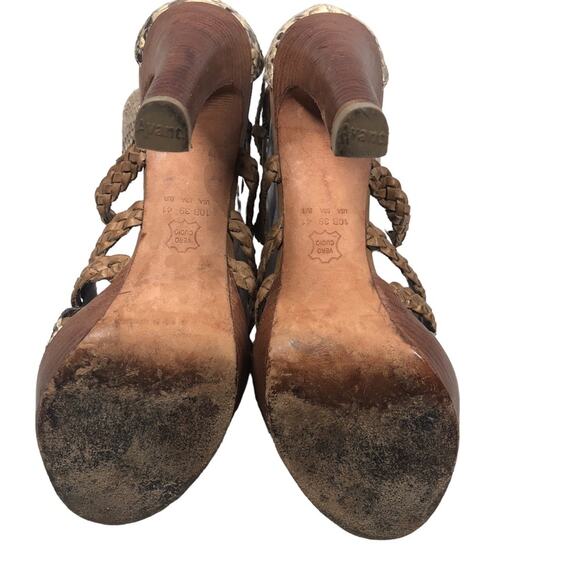 Alexandre Birman snakeskin print heels size 10 (41) - Picture 9 of 10